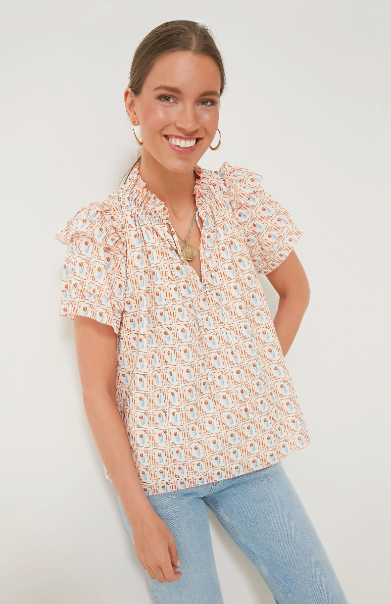 Hunter Bell Millie Tulip Top size M