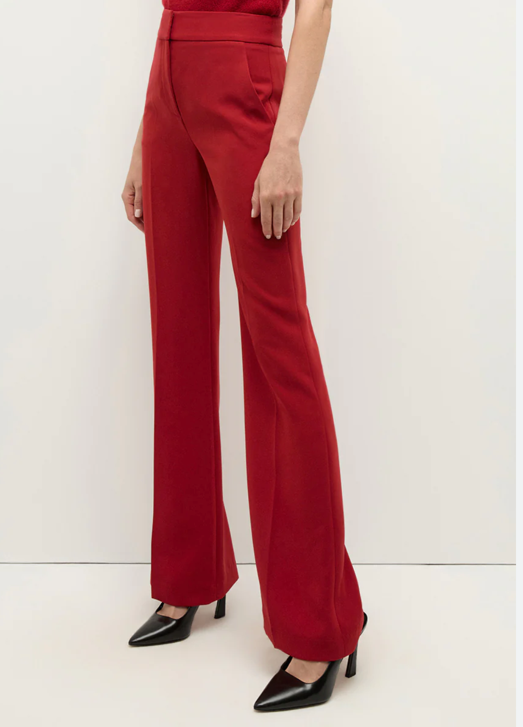 Veronica Beard Lebone Red Crimson Pants size 4