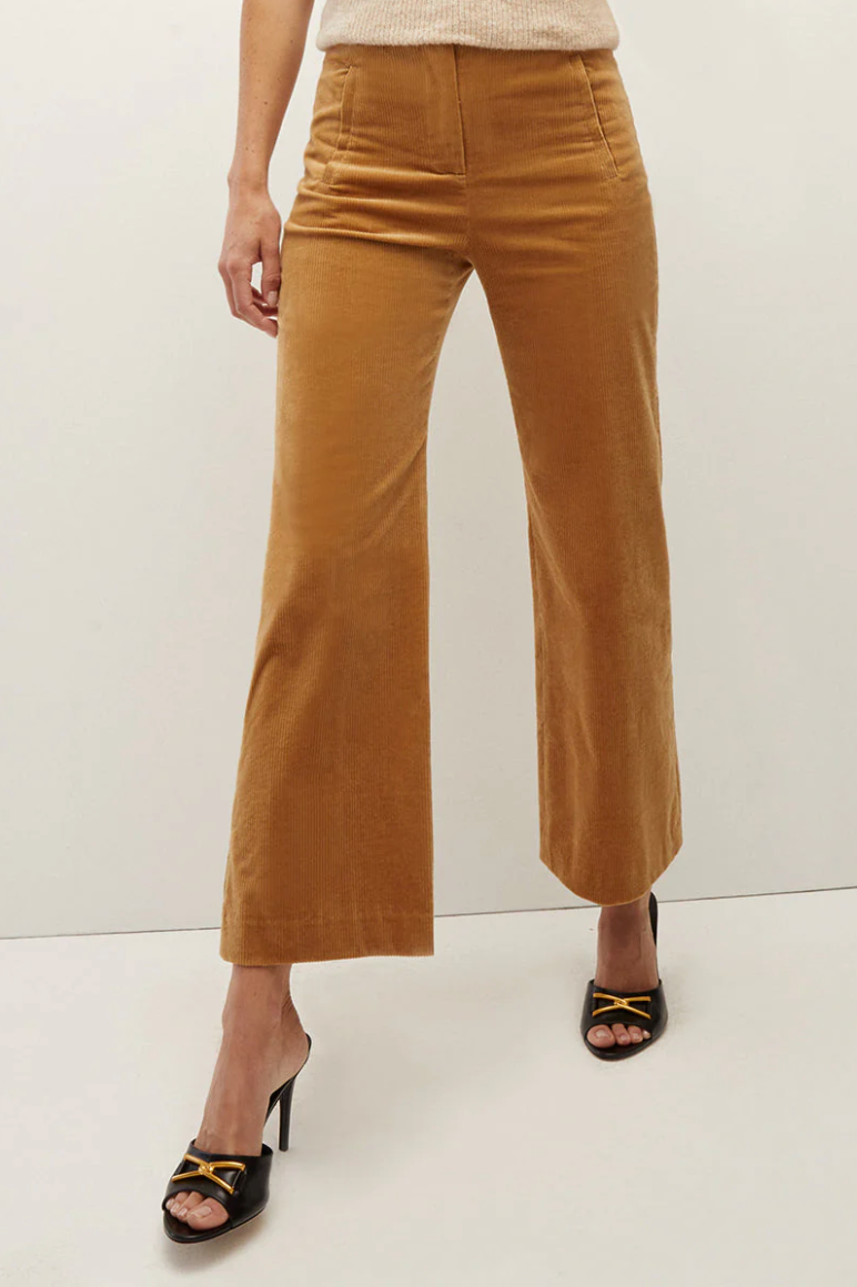 Veronica Beard Dova Khaki Corduroy Pants size 8