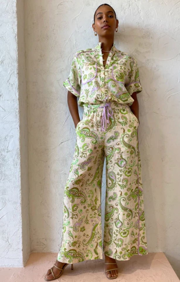 Alemais Marta Shirt in Mint size US 4