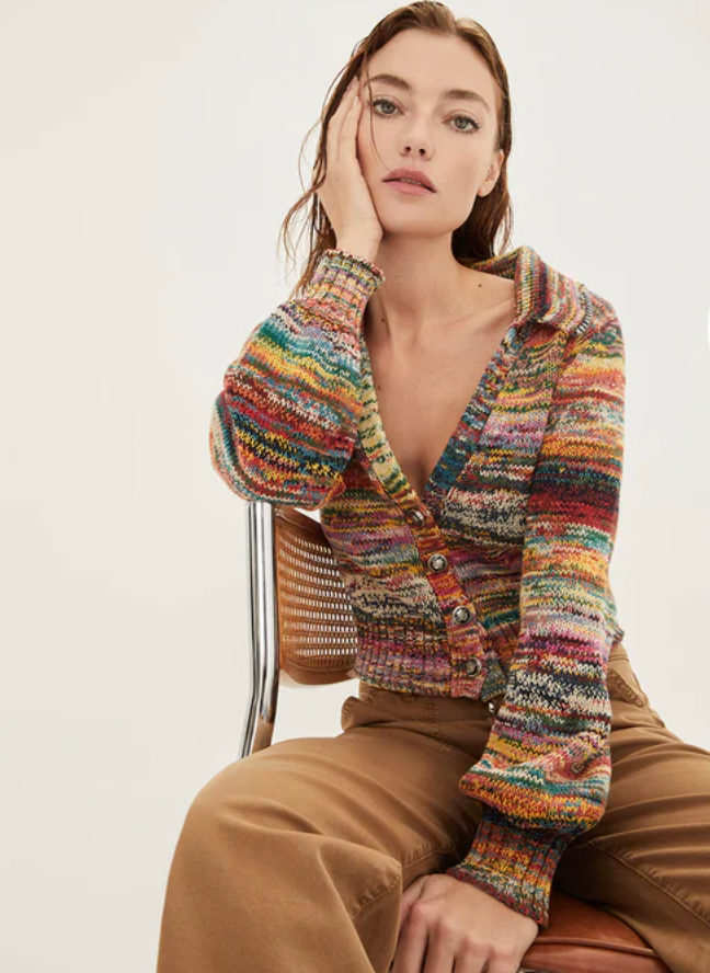 Veronica Beard Damaris Collared Cardigan size L