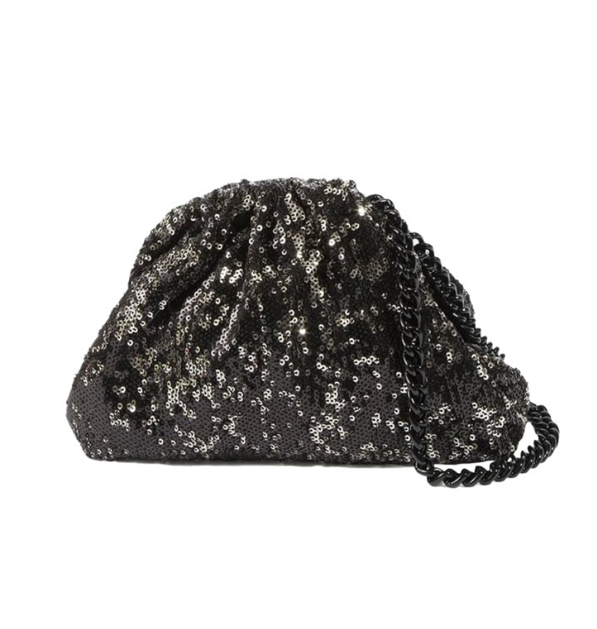Maria La Rosa Pailettes Mini Game Sequined Bag