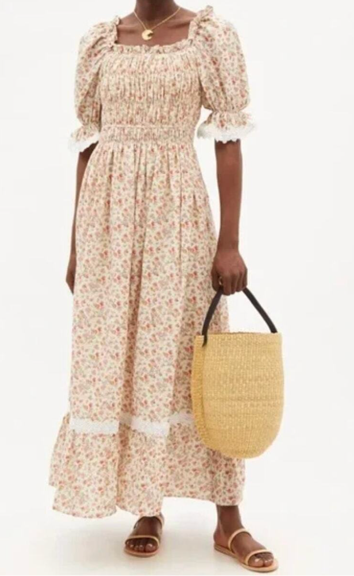 Lug Von Siga Elisa Smocked Dress size US 4