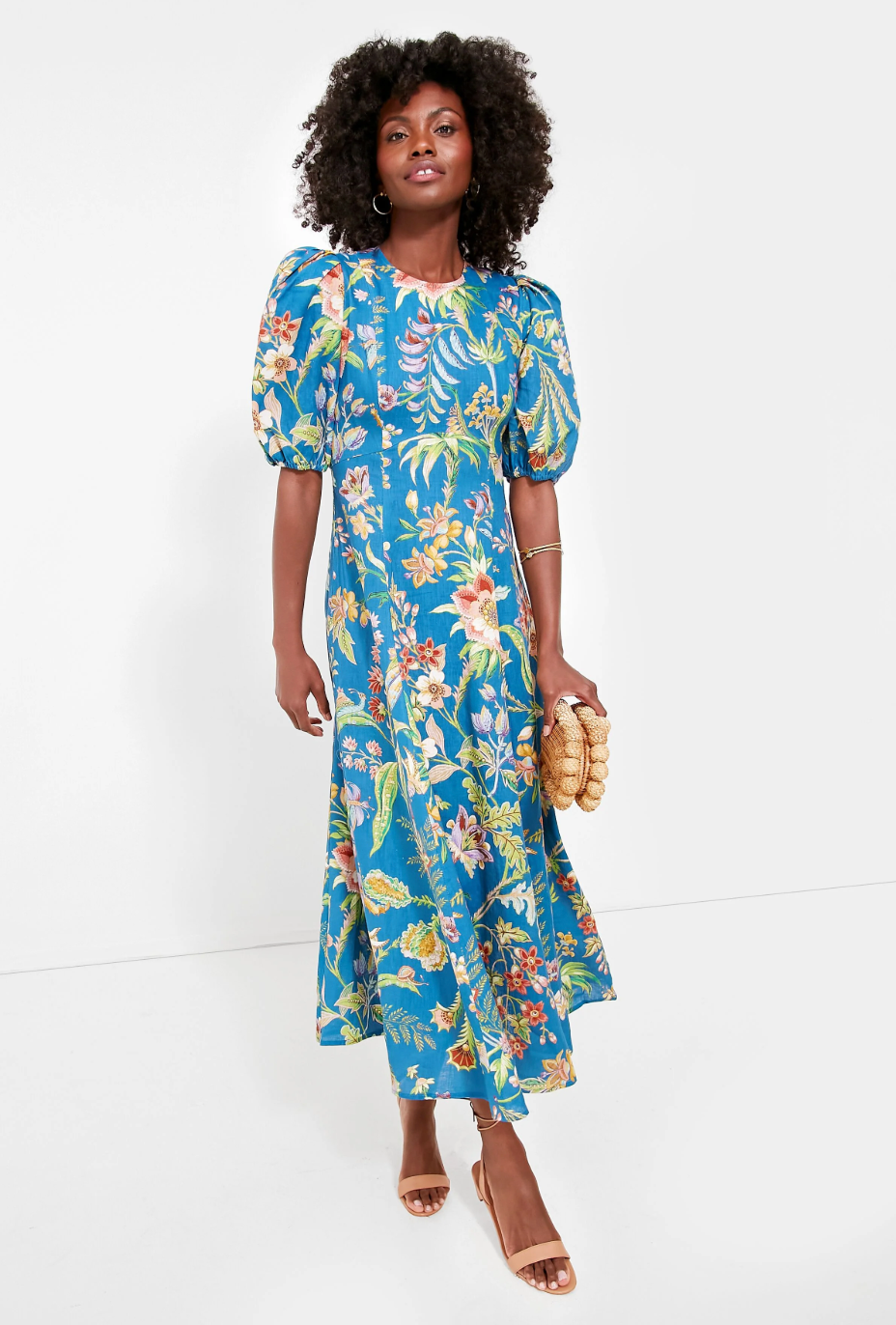Alemais June Linen Midi Dress size US 4