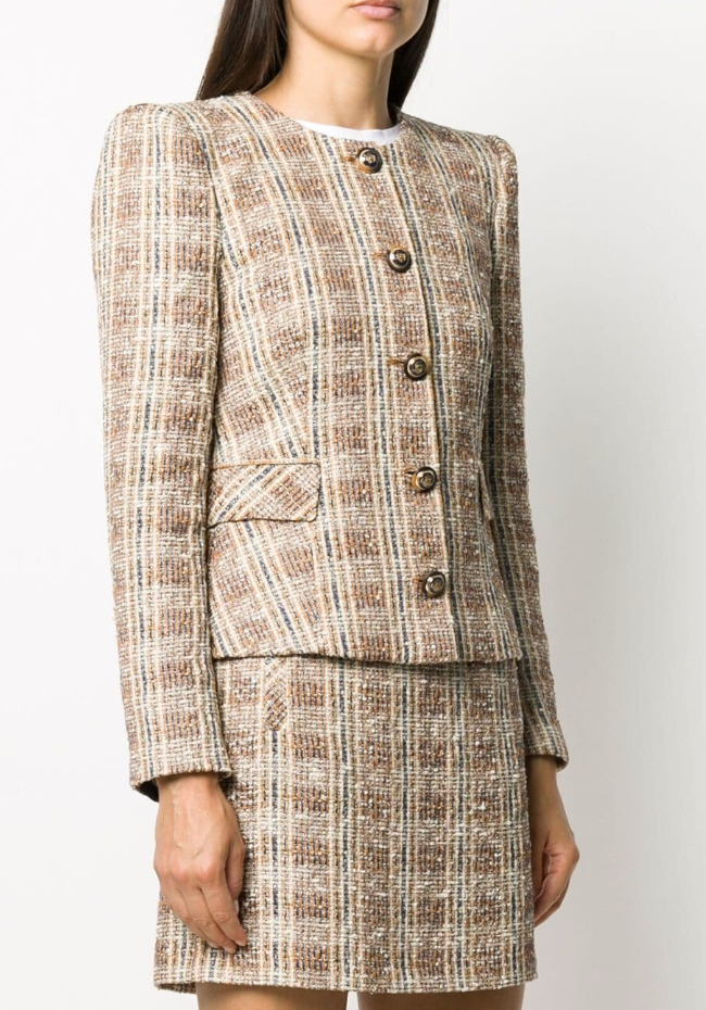Veronica Beard Louisa Check Tweed Jacket size 6