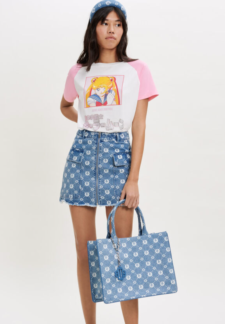 Maje x Sailor Moon Denim Jacket and Skirt sizes 34/36 XS/S