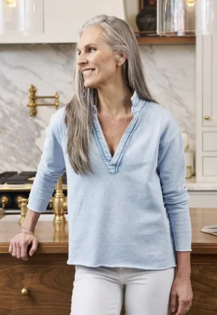 Frank and Eileen Patrick Popover Top size M