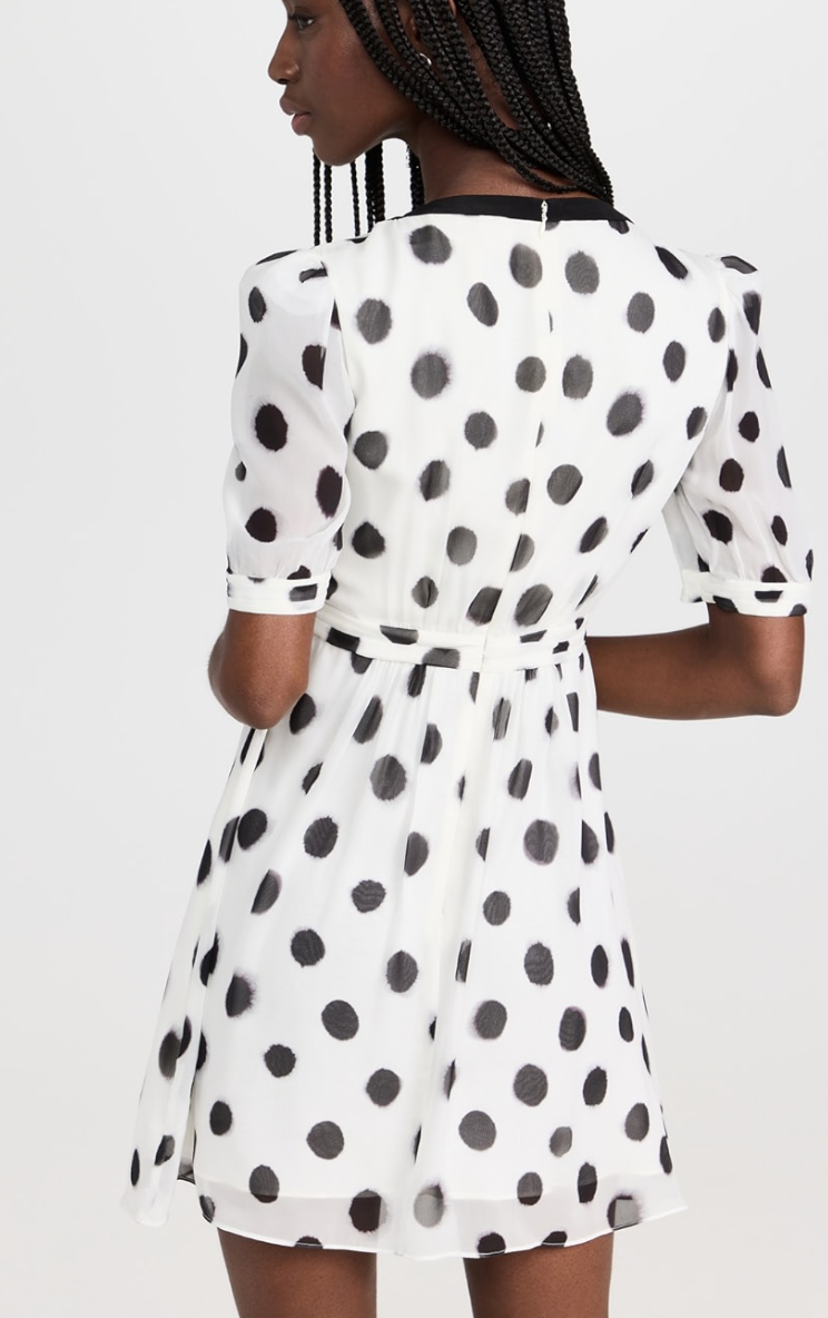 Saloni Jamie Bow Short Dress size 0