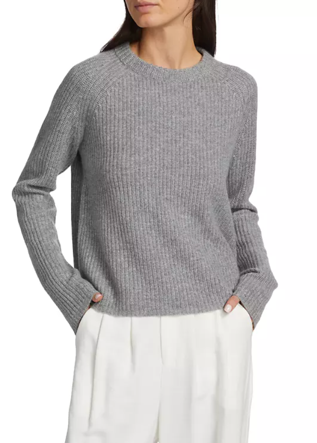 Jenni Kayne Cashmere Fisherman Sweater size S