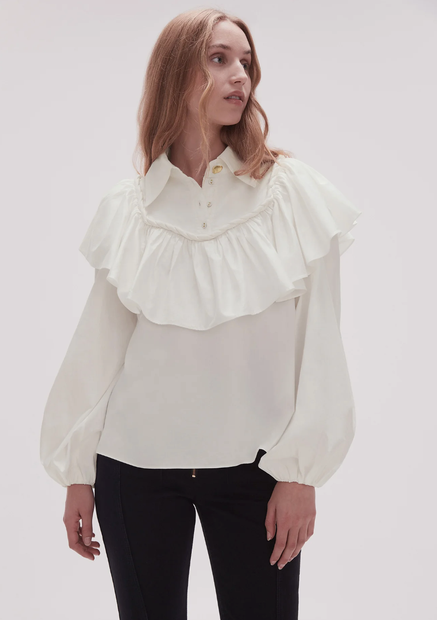 Aje Anne Twisted Blouse size US 8