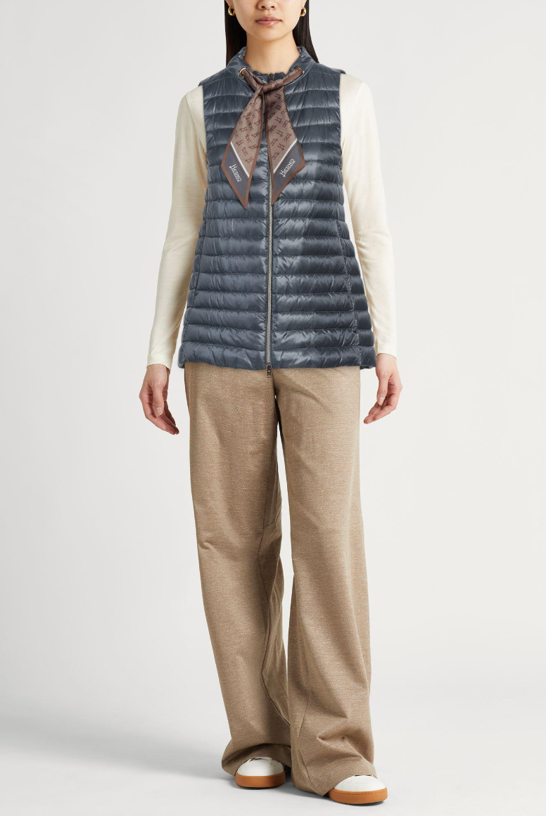 Herno Logo Scarf Long Vest size 42 - US 6