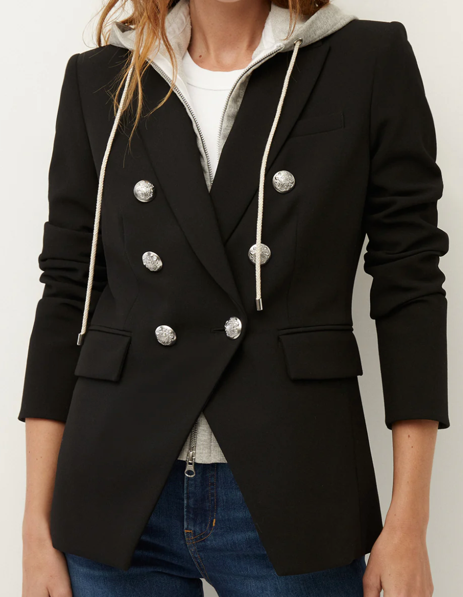 Veronica Beard Black Miller Dickey Jacket size 10