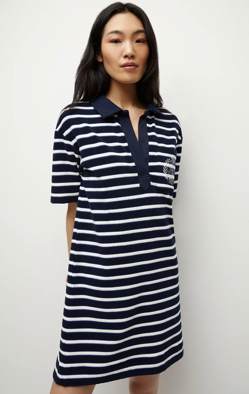Veronica Beard Terrence Dress Terry Cloth size M