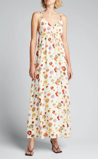 L'Agence Shell Printed Maxi Dress size XS