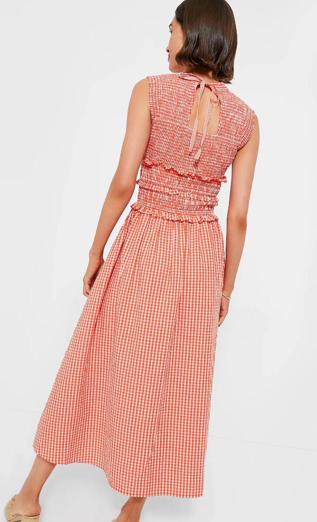 Hunter Bell Louise Gingham Dress size L