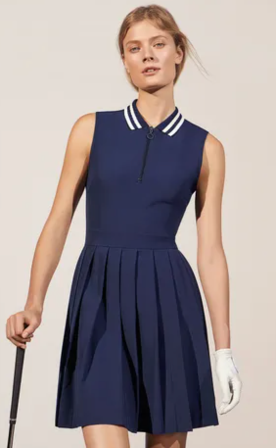 Tory Burch Performance Pleated Golf Dress size S