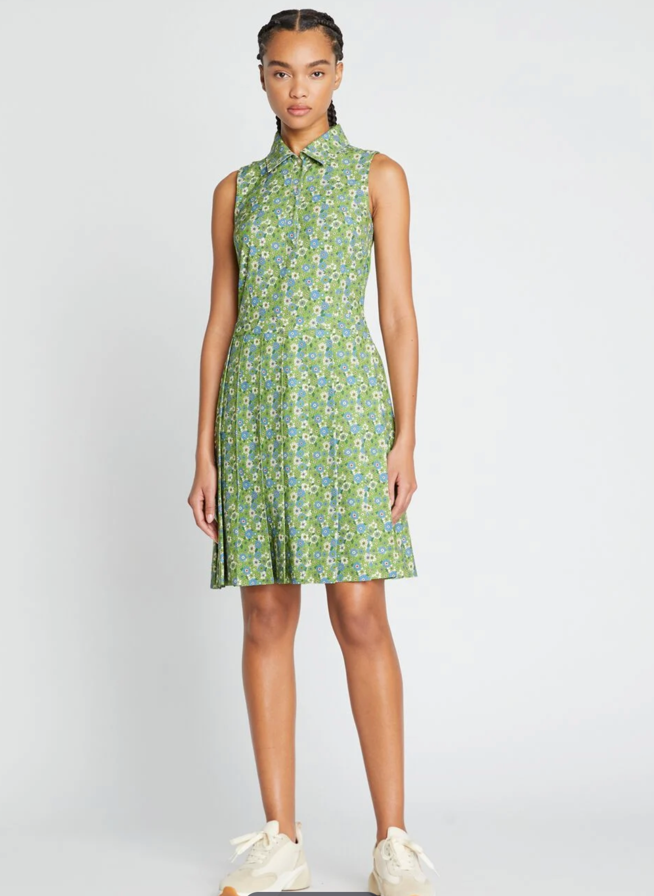 Tory Burch Pleated Golf Dress Spring Daisy size XS