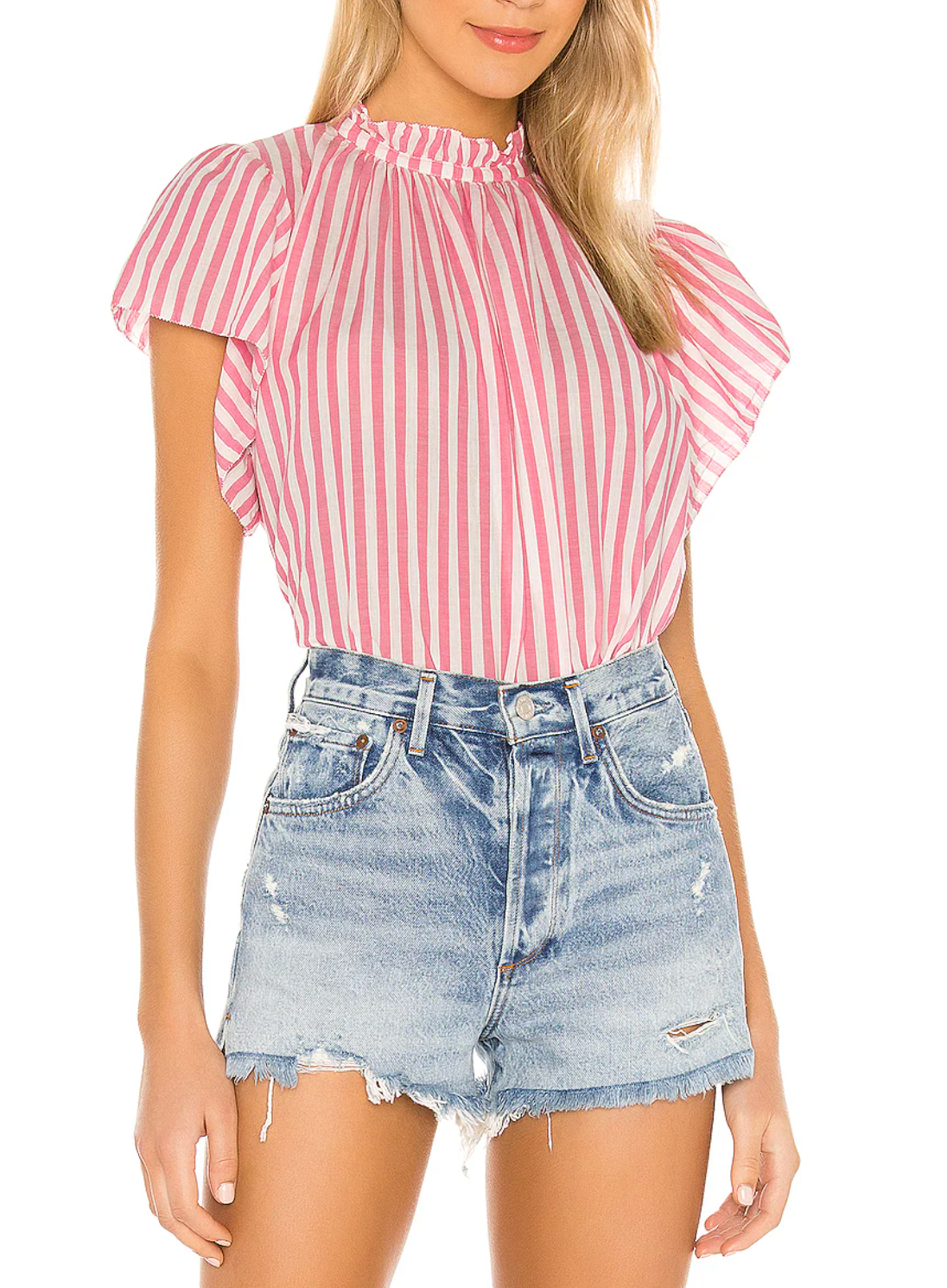Trovata Birds of Paradis Carla High Neck Shirt size S