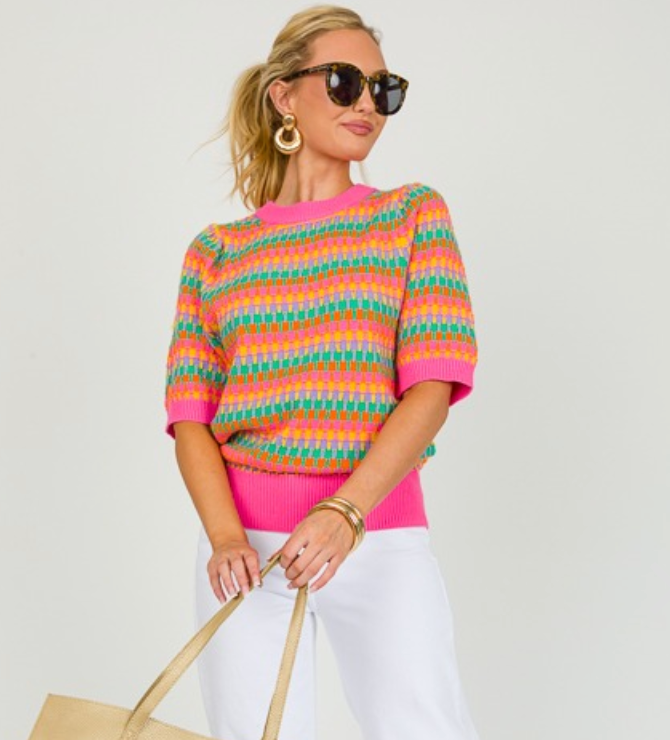 THML Color Crush Sweater Top size XL