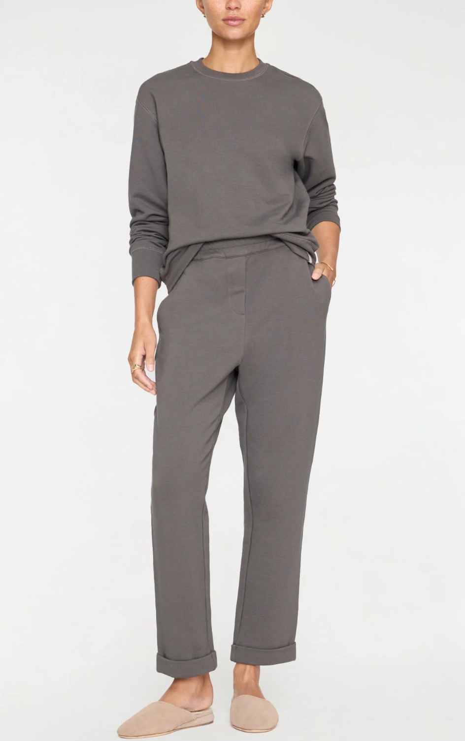 Brochu Walker The Mallo Sweatshirt in Hunter size M