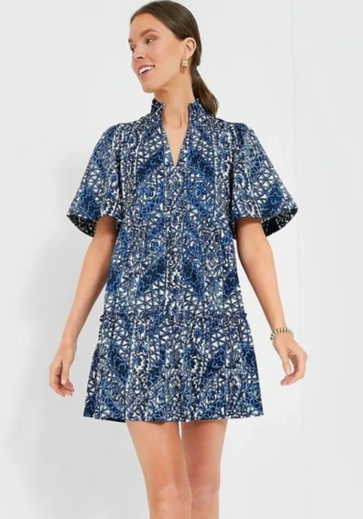 Tuckernuck Montecito Midnights Crawford Dress Blue size XXL