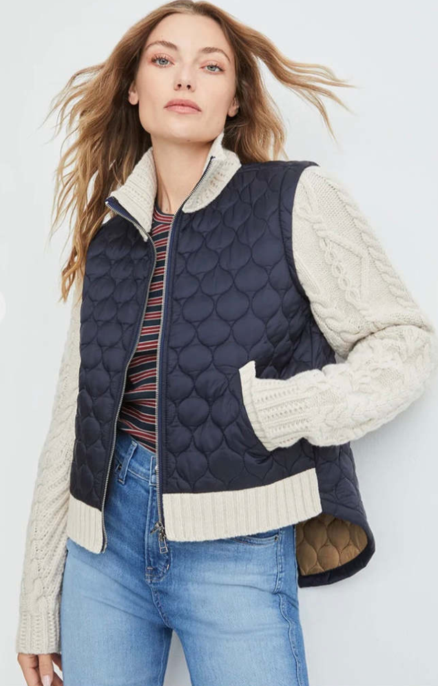 Veronica Beard Patra Mixed Media Jacket size L