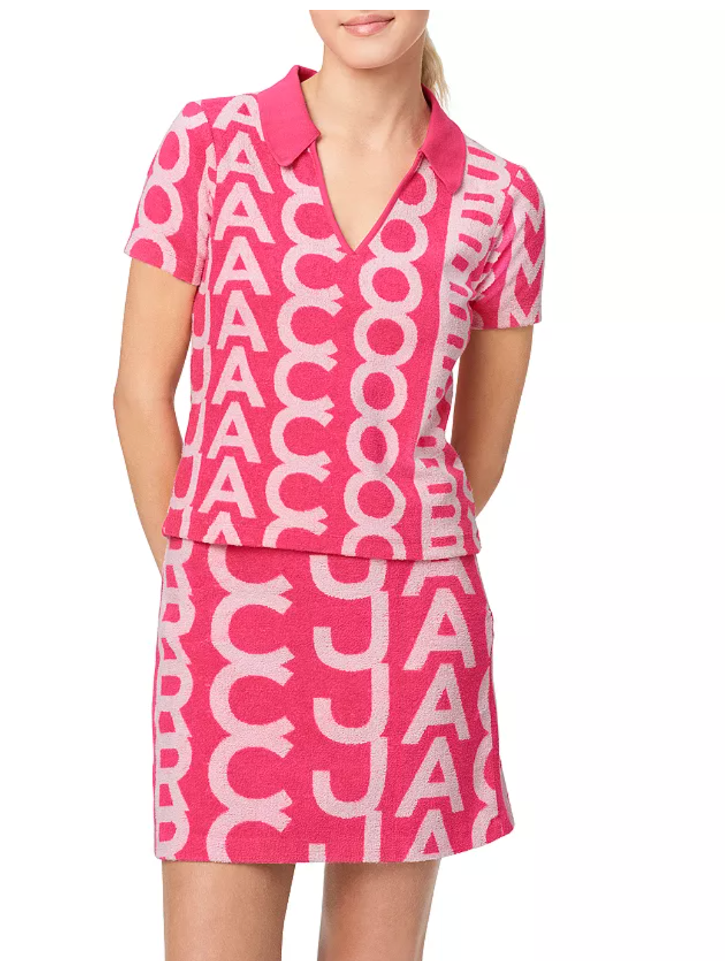 Marc Jacobs Monogram Terry Skirt Set size XS