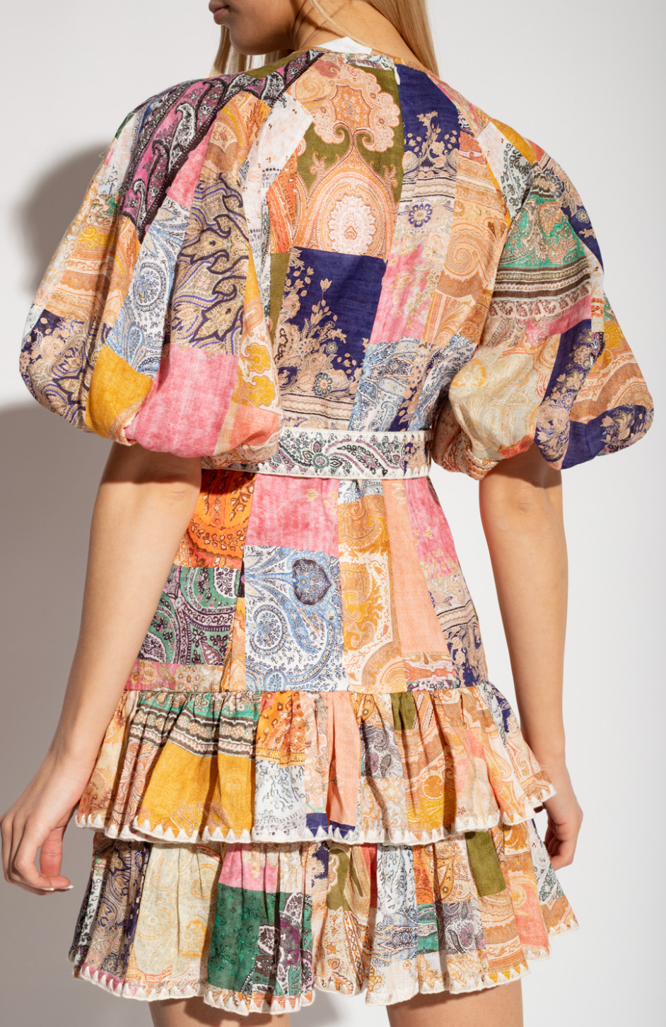Zimmermann Anneke Ruffle Hem Mini Dress size US 4