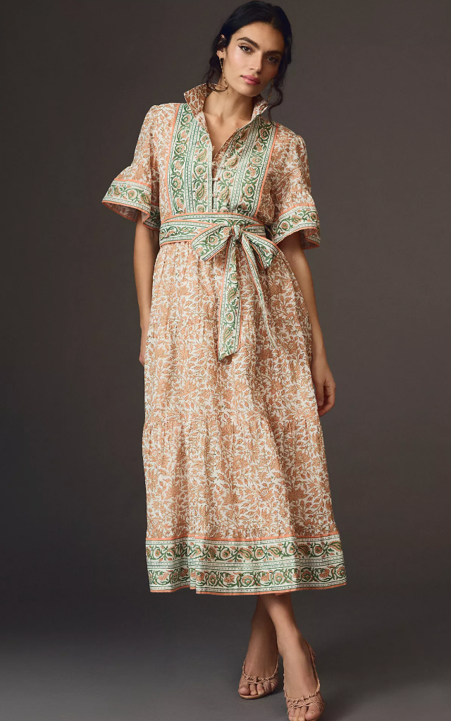 Sue Sartor Hamilton Kaftan Dress size S