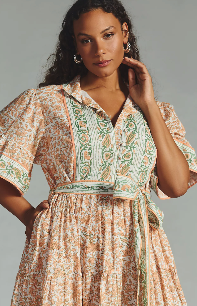 Sue Sartor Hamilton Kaftan Dress size S