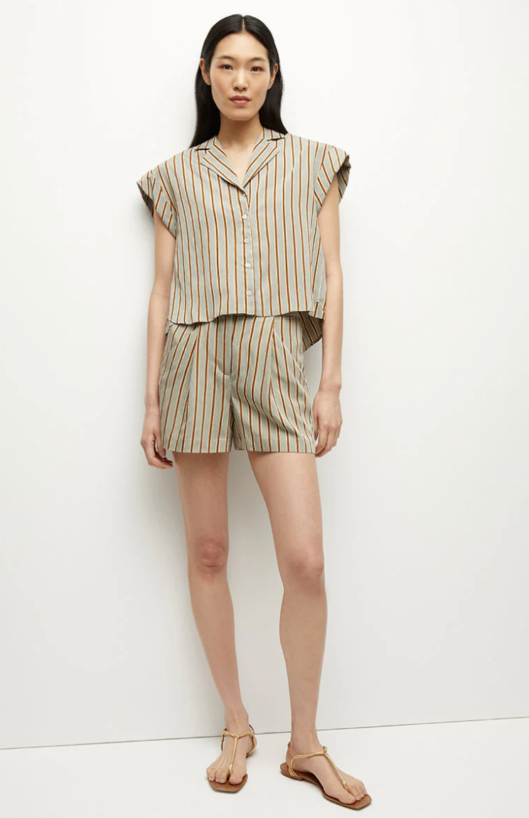 Veronica Beard Kasa Top and Elden Shorts Set M/10