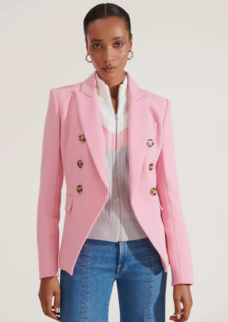 Veronica Beard Miller Dickey Jacket in Pink size 10