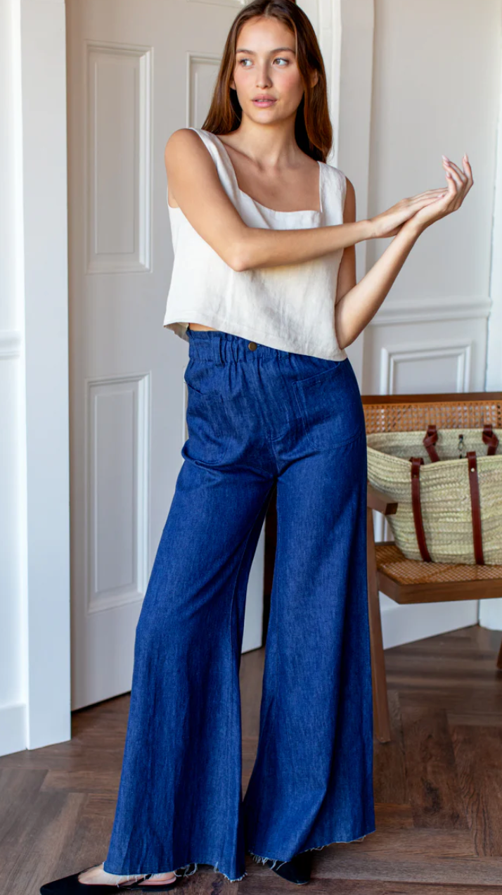 Emerson Fry Tulip Wide Leg Jeans size S