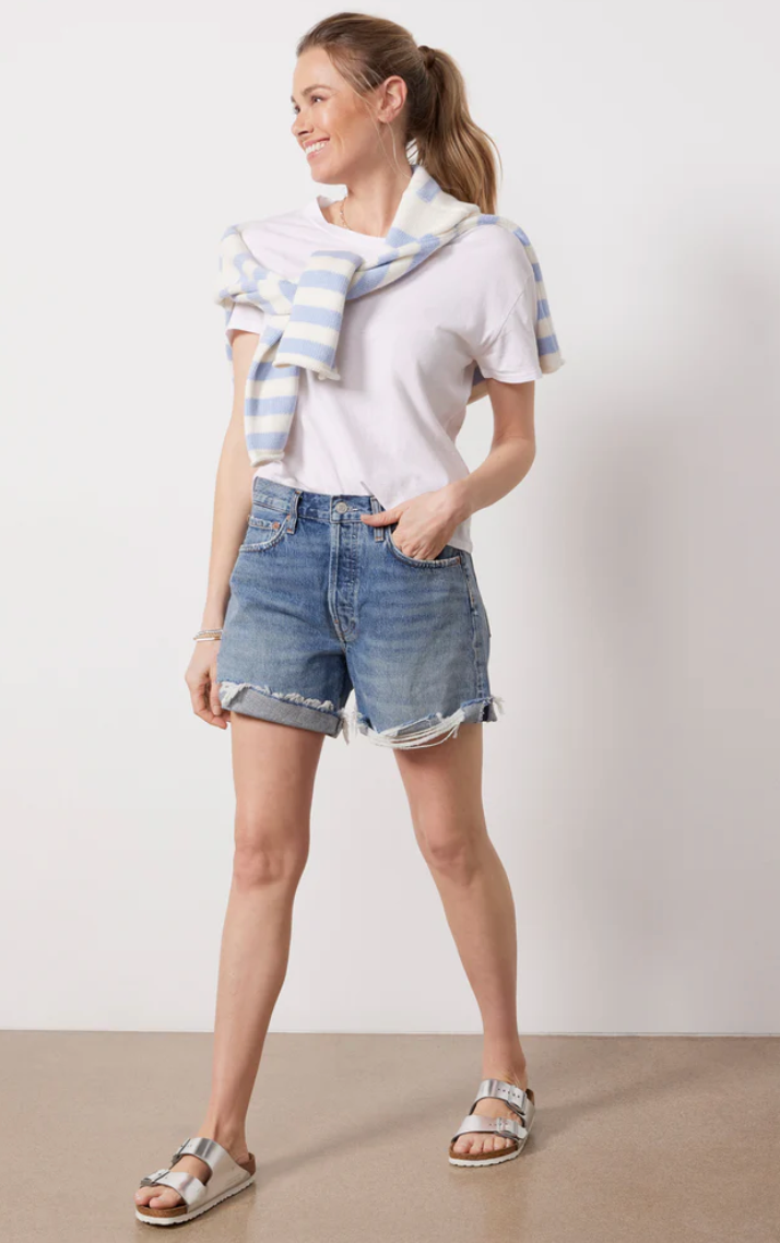Agolde Parker Long Jeans Shorts size 26