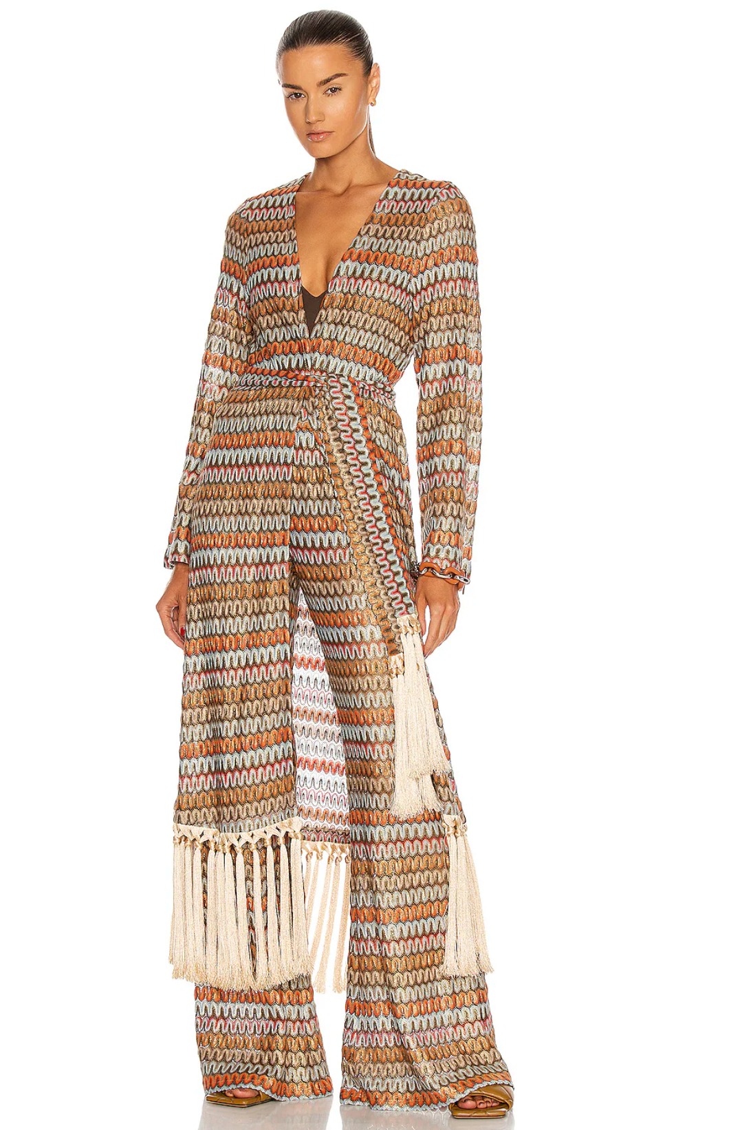 Alexis Genista Zig Zag Chevron Robe size S