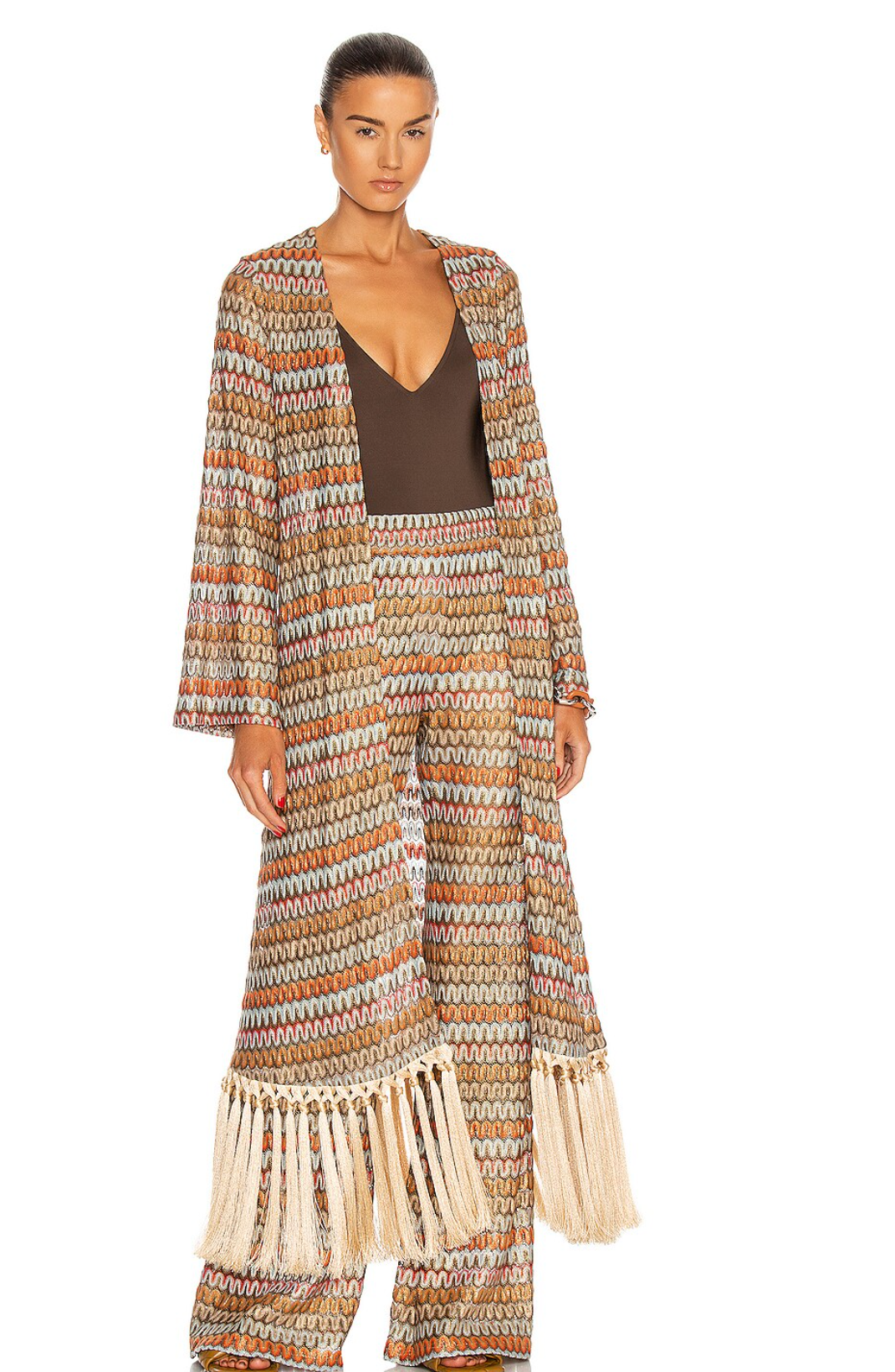 Alexis Genista Zig Zag Chevron Robe size S