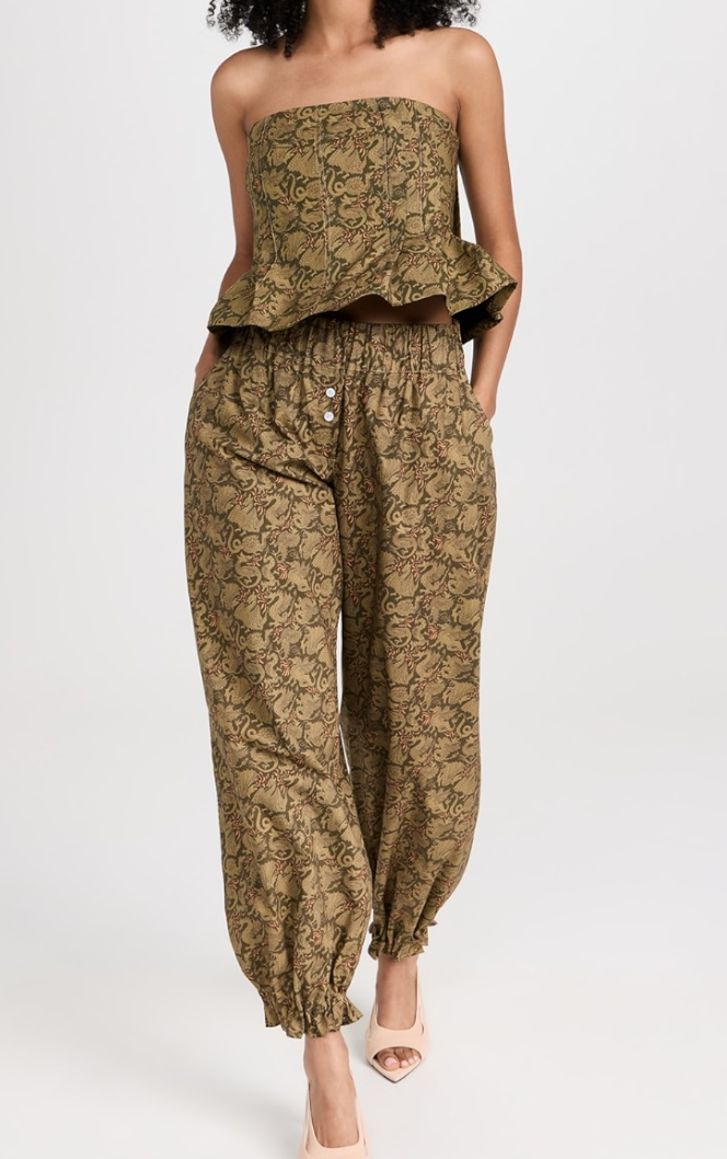 Nackiye Naked Skin Top and Topkapi Pants size US 8