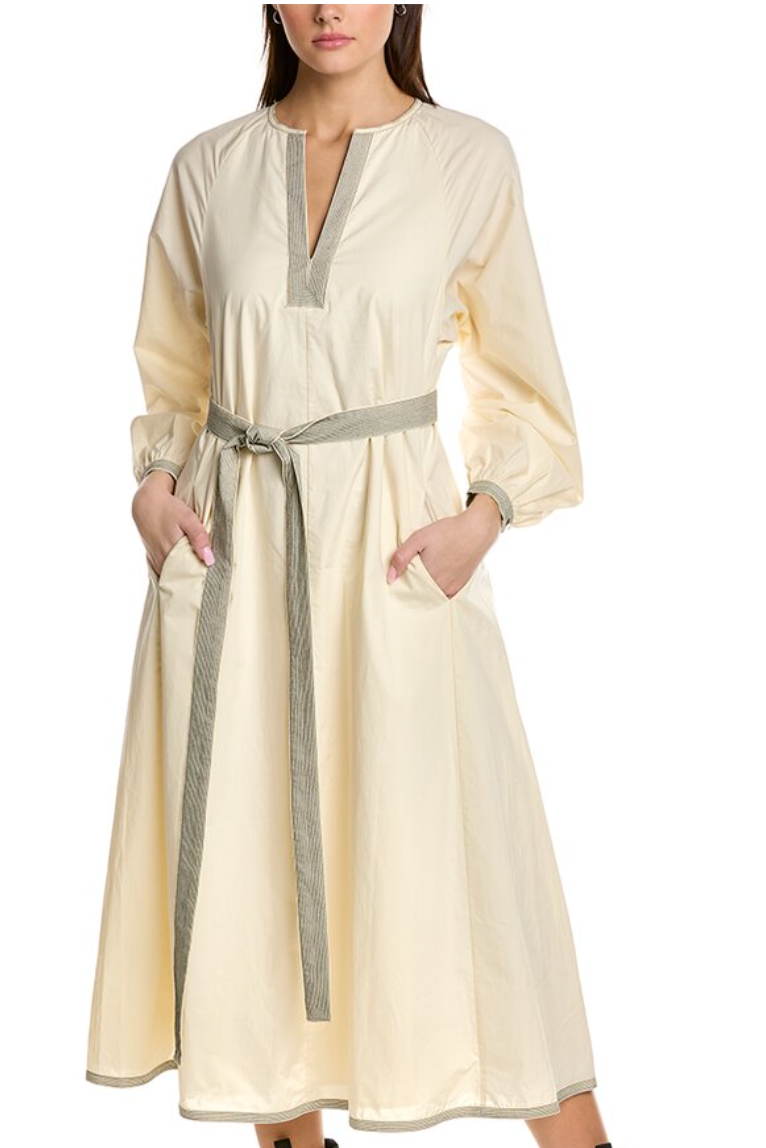 Tory Burch Tunic Dress in French Cream size 12