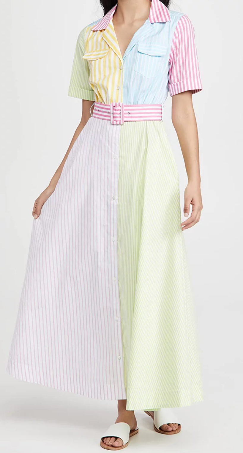 Staud Striped Millie Dress size 2