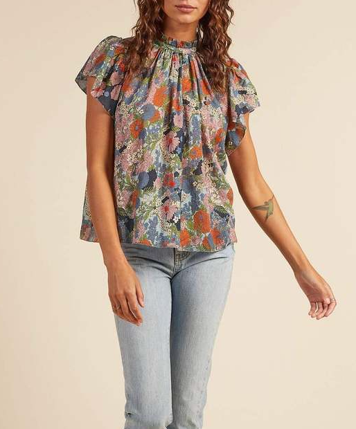 Trovata Birds of Paradis Carla Blouse size XS