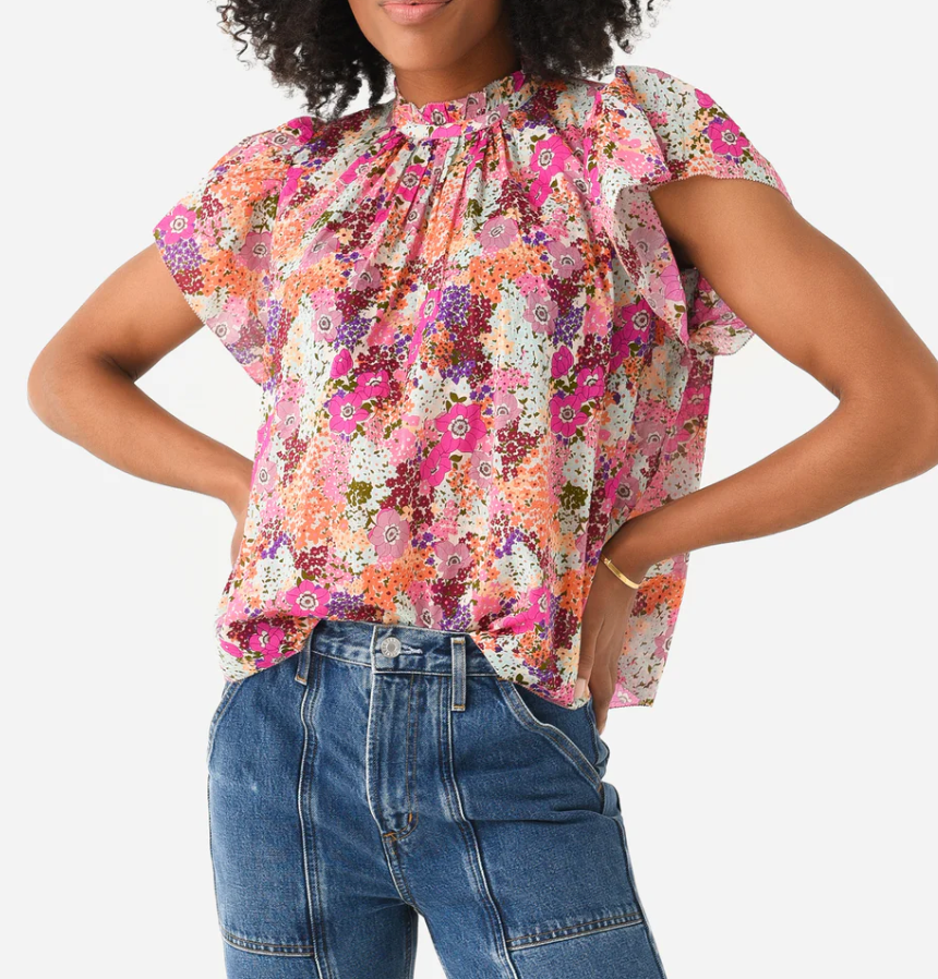 Trovata Birds of Paradis Carla Blouse size S