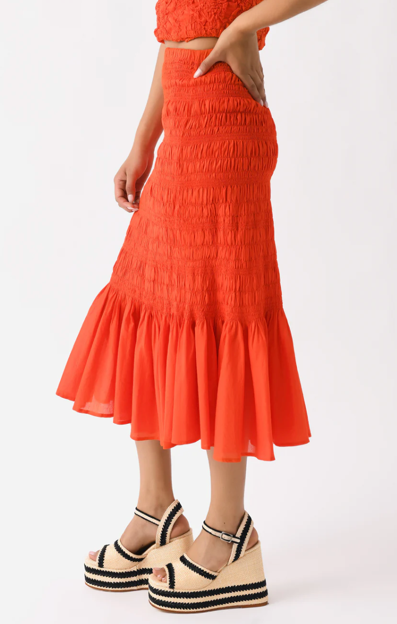 Merlette Red Loie Top and Sereda Skirt size XS/S