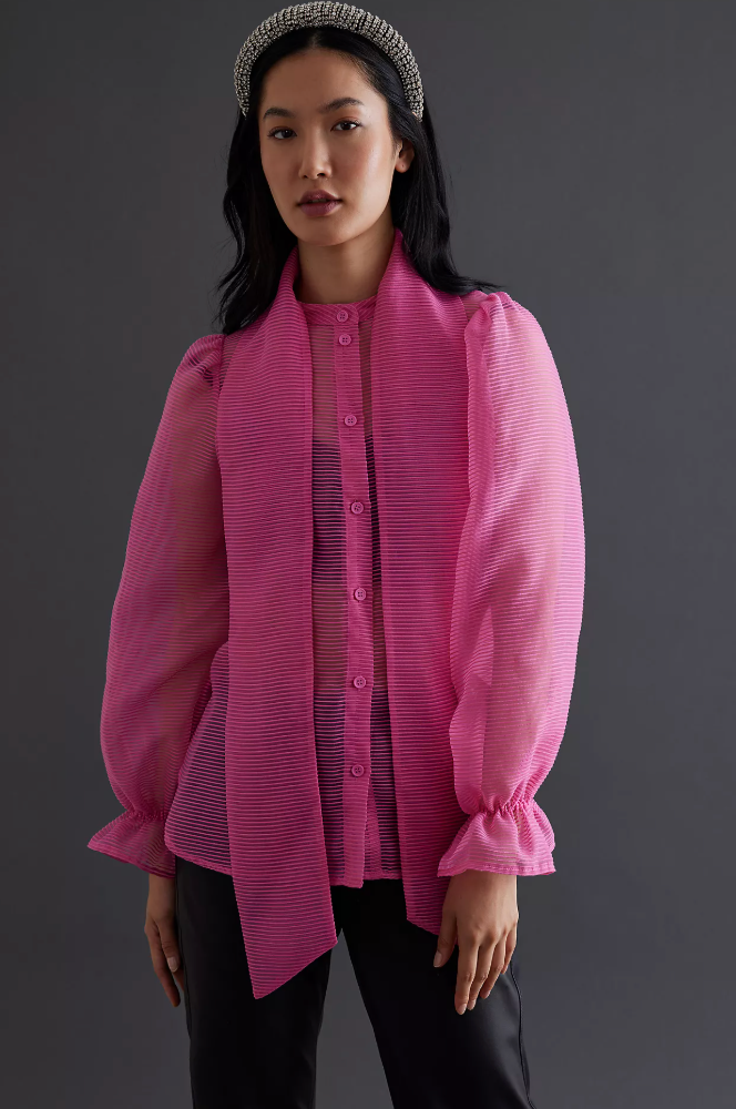 Stella Nova Erina Bow Blouse size XL 42