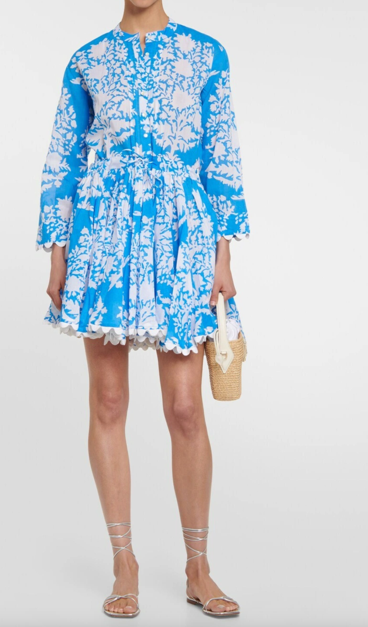 Juliet Dunn Floral Cotton Mini Dress size 2/4