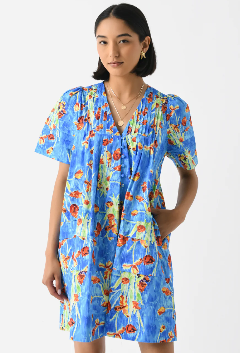 Hunter Bell Tulip Bouquet Youjin Dress size M