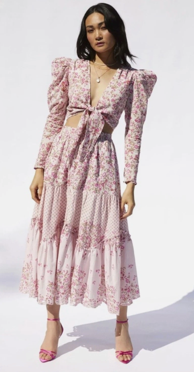 Hemant and Nandita Hera Top and Skirt Set size 2XL XXL