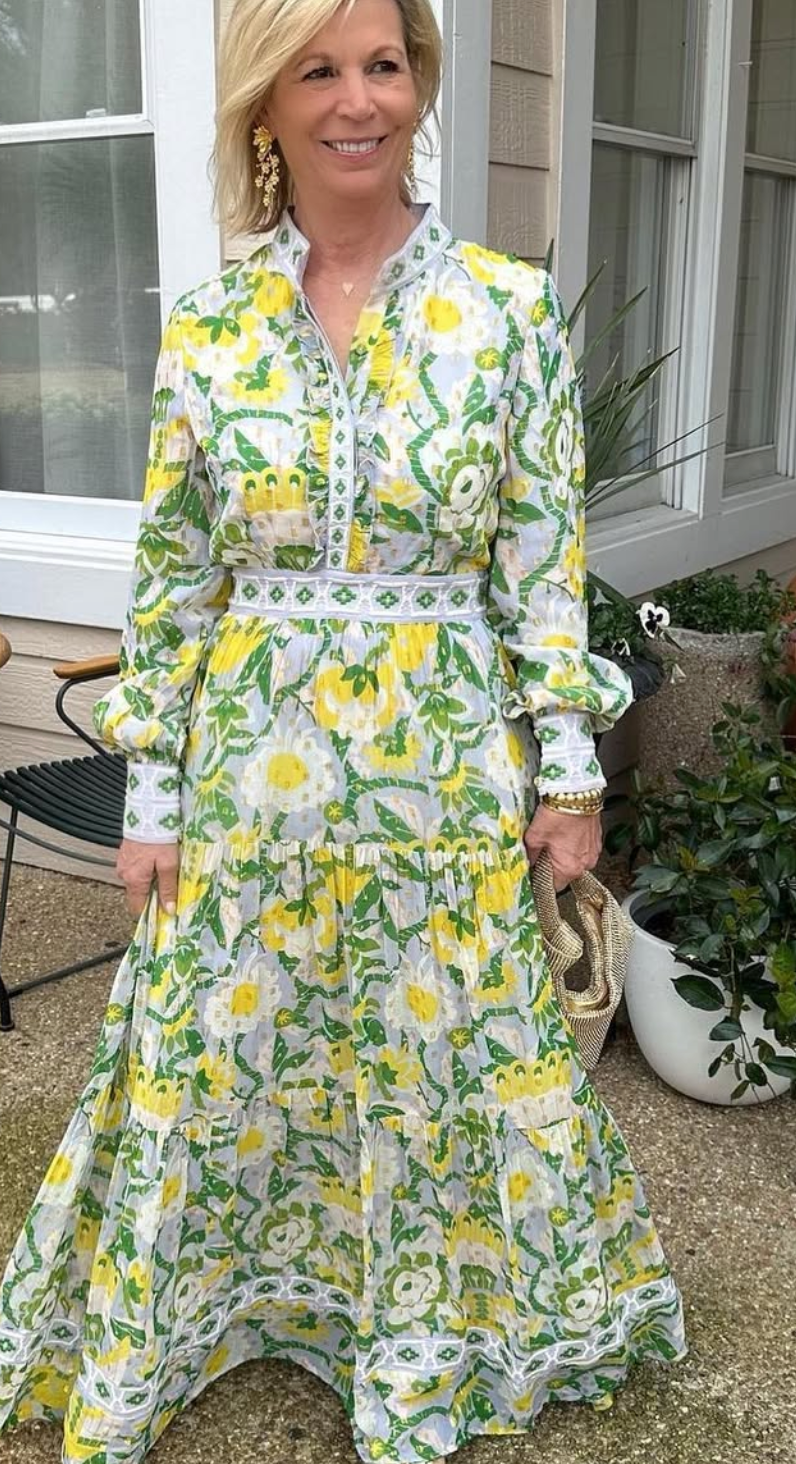 CK Bradley Annabelle Falconer Lemon Dress size L