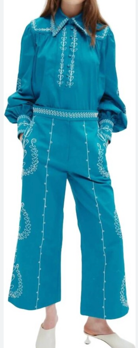 Alemais Donovan Corded Blouse and Pants size US 4
