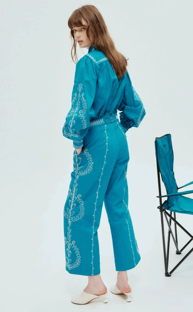 Alemais Donovan Corded Blouse and Pants size US 4