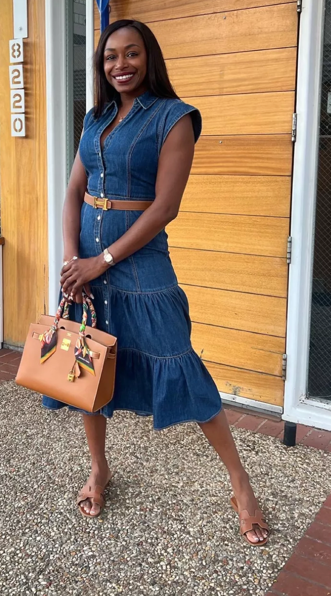 Veronica Beard Arnetta Denim Dress size 0